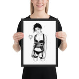 Darkest Vixen Framed Art • Sky Wolfmumma