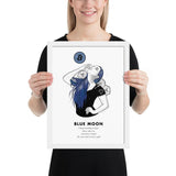 Bitcoin Art in Frame • Lexy x Blue Moon Wolfmumma