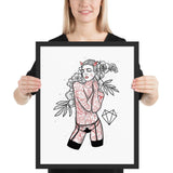 Darkest Vixen Framed Art • Brooke Wolfmumma