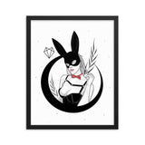 Darkest Vixen Framed Art • Margo Wolfmumma