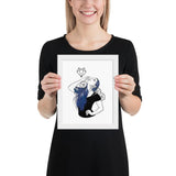 Darkest Vixen Framed Art • Lexy Wolfmumma