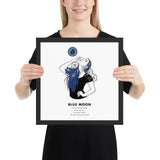 Bitcoin Art in Frame • Lexy x Blue Moon Wolfmumma