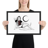 Darkest Vixen Framed Art • Tracie Wolfmumma