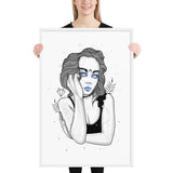 Darkest Vixen Framed Art • Evie Wolfmumma