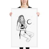 Darkest Vixen Framed Art • Tiff Wolfmumma