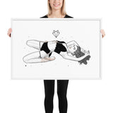 Darkest Vixen Framed Art • Kristina Wolfmumma