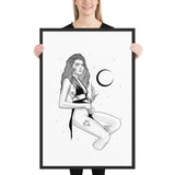 Darkest Vixen Framed Art • Tiff Wolfmumma