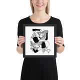 Darkest Vixens Framed Art • Alli & Julie Wolfmumma