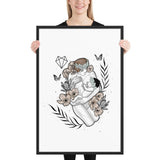 Darkest Vixen Framed Art • Alexis Wolfmumma