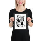 Darkest Vixens Framed Art • Alli & Julie Wolfmumma