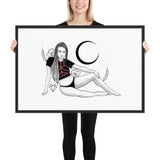 Darkest Vixen Framed Art • Tracie Wolfmumma