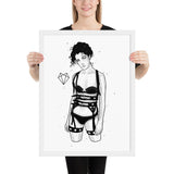 Darkest Vixen Framed Art • Sky Wolfmumma