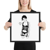 Darkest Vixen Framed Art • Sky Wolfmumma