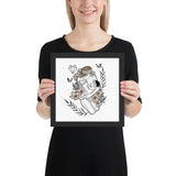 Darkest Vixen Framed Art • Alexis Wolfmumma