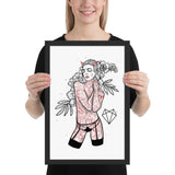 Darkest Vixen Framed Art • Brooke Wolfmumma