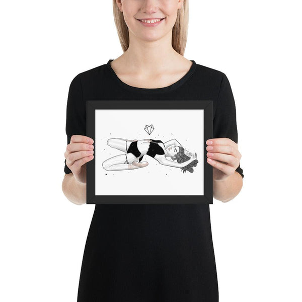 Darkest Vixen Framed Art • Kristina Wolfmumma