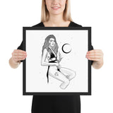 Darkest Vixen Framed Art • Tiff Wolfmumma