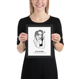 Bitcoin Art in Frame • Evie x Blue Blood Wolfmumma