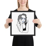 Darkest Vixen Framed Art • Evie Wolfmumma