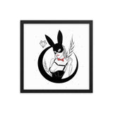 Darkest Vixen Framed Art • Margo Wolfmumma