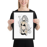 Darkest Vixen Framed Art • Emily Wolfmumma
