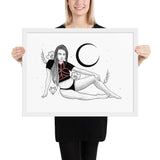 Darkest Vixen Framed Art • Tracie Wolfmumma