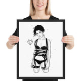 Darkest Vixen Framed Art • Sky Wolfmumma