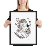Darkest Vixen Framed Art • Alexis Wolfmumma