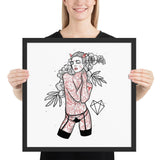 Darkest Vixen Framed Art • Brooke Wolfmumma