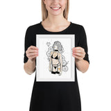 Darkest Vixen Framed Art • Emily Wolfmumma
