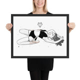 Darkest Vixen Framed Art • Kristina Wolfmumma
