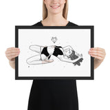 Darkest Vixen Framed Art • Kristina Wolfmumma