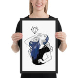 Darkest Vixen Framed Art • Lexy Wolfmumma