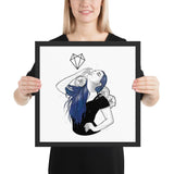 Darkest Vixen Framed Art • Lexy Wolfmumma