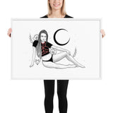 Darkest Vixen Framed Art • Tracie Wolfmumma