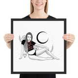 Darkest Vixen Framed Art • Tracie Wolfmumma