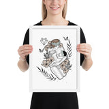 Darkest Vixen Framed Art • Alexis Wolfmumma