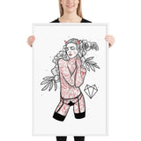 Darkest Vixen Framed Art • Brooke Wolfmumma