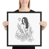 Darkest Vixen Framed Art • Miss Vix Wolfmumma