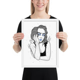 Darkest Vixen Framed Art • Evie Wolfmumma