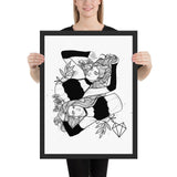 Darkest Vixens Framed Art • Alli & Julie Wolfmumma