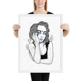 Darkest Vixen Framed Art • Evie Wolfmumma