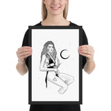 Darkest Vixen Framed Art • Tiff Wolfmumma