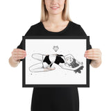 Darkest Vixen Framed Art • Kristina Wolfmumma