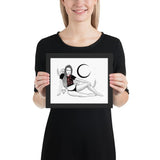 Darkest Vixen Framed Art • Tracie Wolfmumma