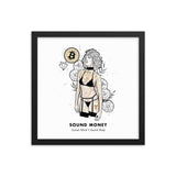 Bitcoin Art in Frame • Emily x Sound Money Wolfmumma