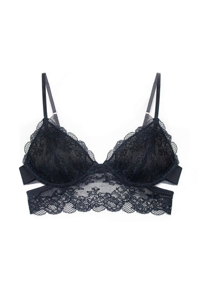 Wild Lace Longline Bra Monique Morin