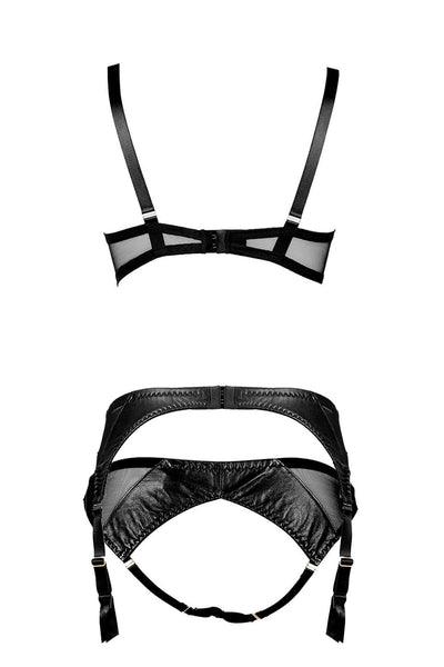 Montana Balconette Open Back Leather Set Something Wicked