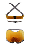 Mustard Yellow Velour Lingerie Set K+1%