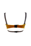 Mustard Yellow Velour Bra K+1%